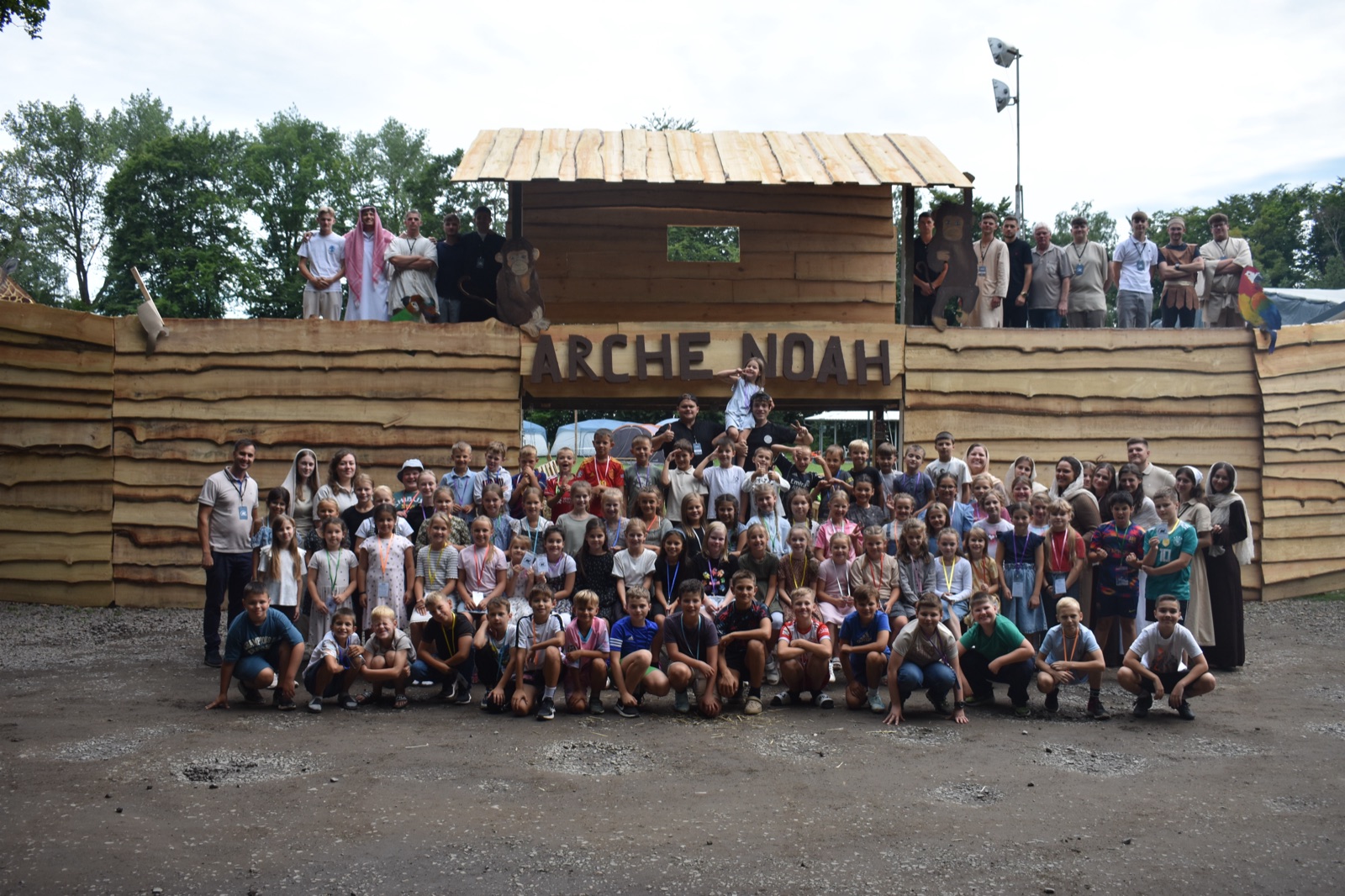 Zeltlager der Freizeit Arche Noah