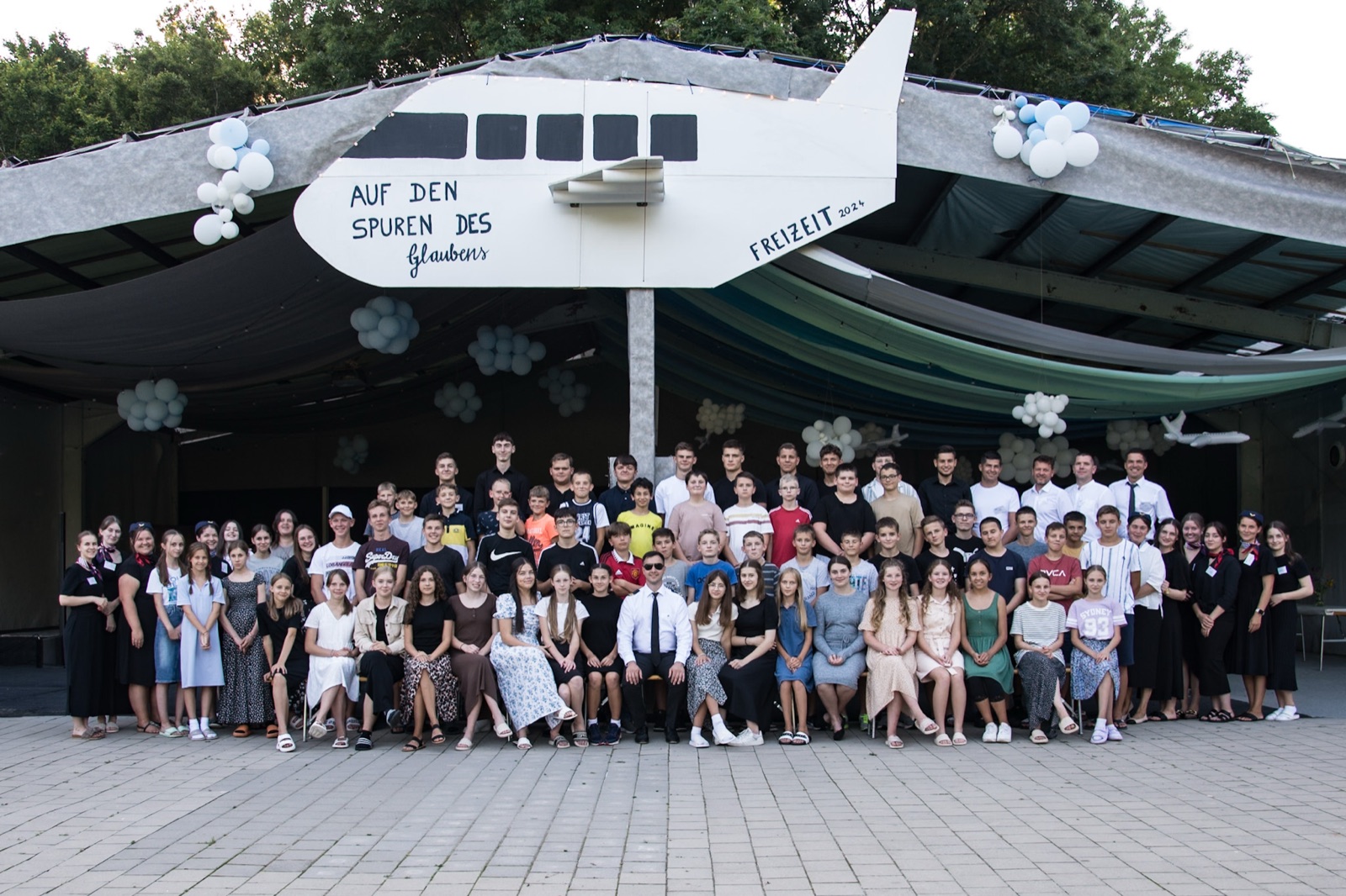 Gruppenfoto der Freizeit Auf den Spuren des Glaubens